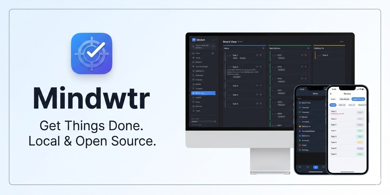 Mindwtr website preview